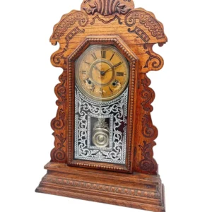 Awesome Ansonia Gingerbread Clock, ca 1880, view 2