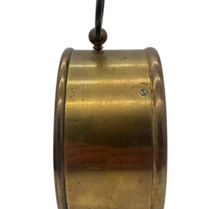 Rare wonderful Brevete Round Carriage alarm clock, ca1890, view 2