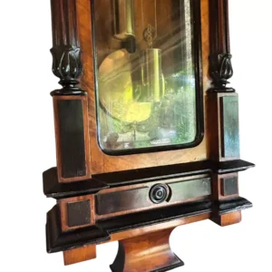 Fabulous Gustav becker Vienna twin Weight Wall clock - ca1890, view 2