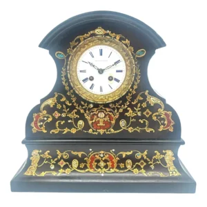 Exquisite Valery of Paris Boulle Mantel Clock, ca1860