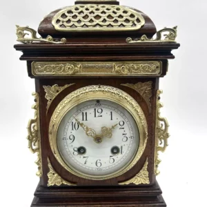 Fabulous Antique French Cube Mantel Clock, ca1890