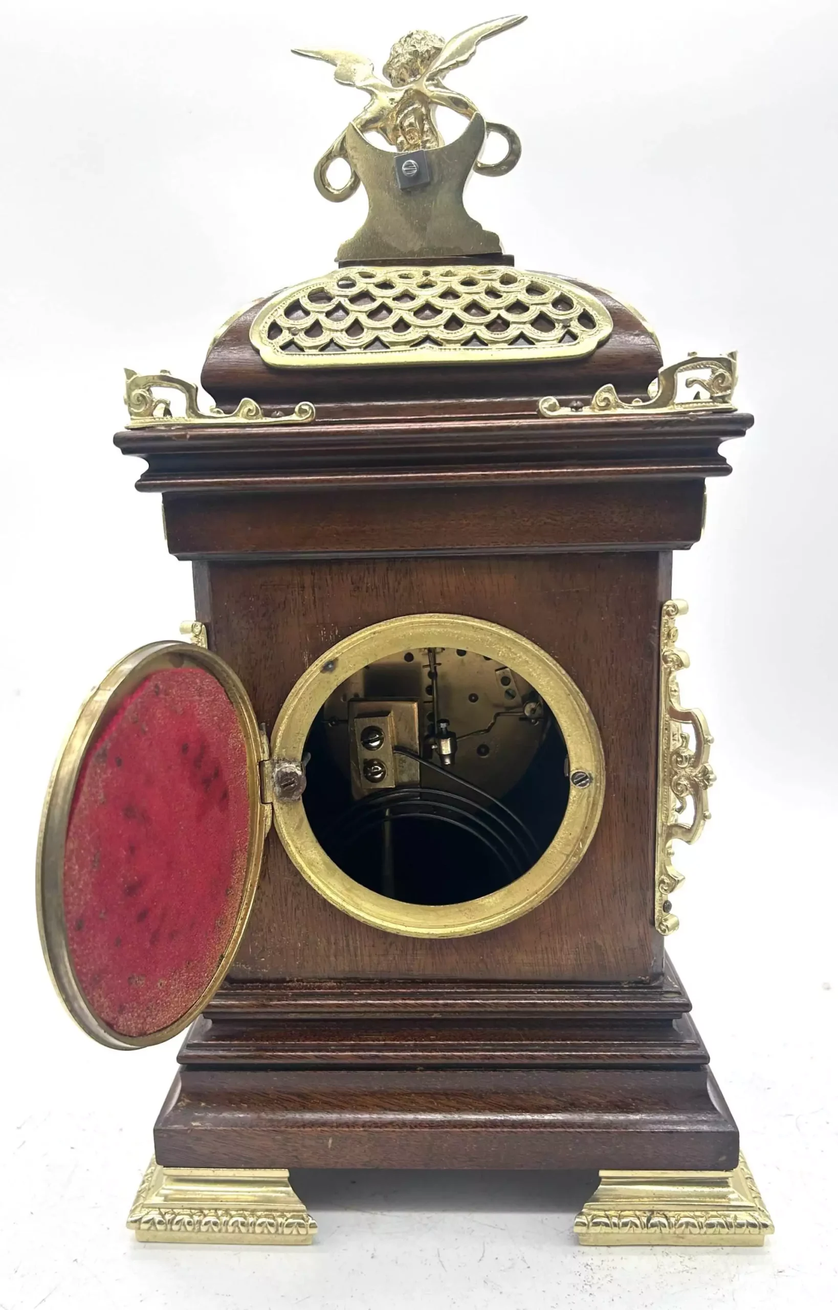 Fabulous Antique French cubed Mantel Clock, ca1880, view 7