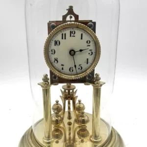 Lovely Antique German 400-Day Torsion Clock German Anniversary Clock Mantel Clock C1900