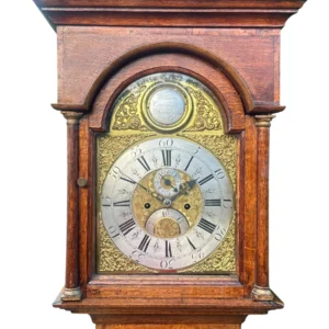 Fantastic Antique English oak case Long Case clock, ca 1780