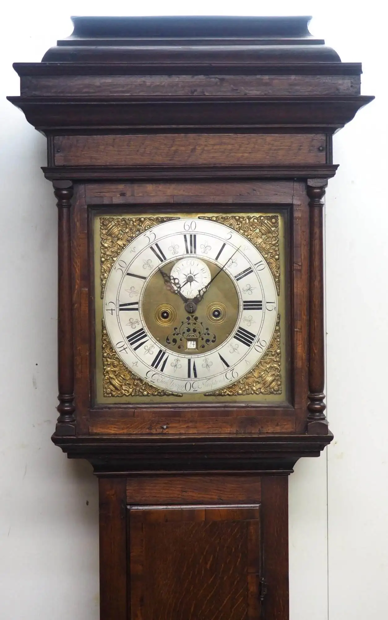 English Longcase Clock James Young of Nantwich Striking Grandfather Clock, view 2