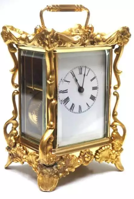 8-Day Striking Carriage Clock Feature Waterbury, view 2
