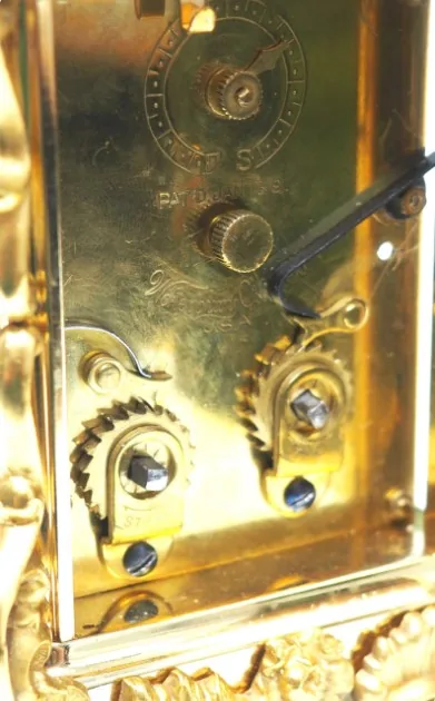 8-Day Striking Carriage Clock Feature Waterbury, view 8