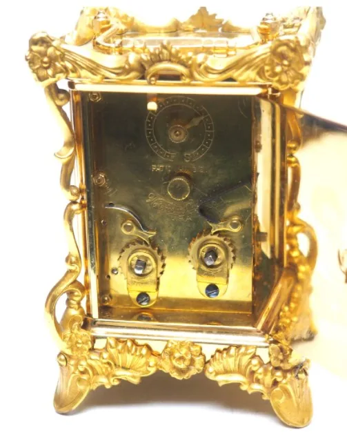 8-Day Striking Carriage Clock Feature Waterbury, view 9