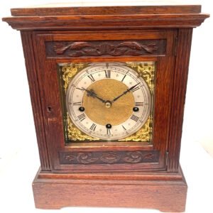 Westminster Chime Bracket Clock Edwardian 8-Day Musical Mantel Clock C1900