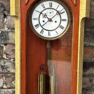 Fantastic Rare Chinoiserie Case Floor Regulator Clock, Ca 1870