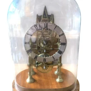 Awesome Victorian Single Fusee Skeleton Mantel Clock, ca1860