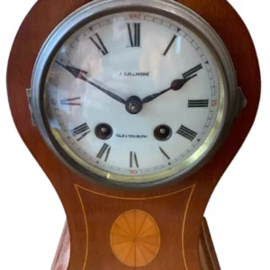 Wonderful Edwardian balloon Shape Mantel Clock, ca1900
