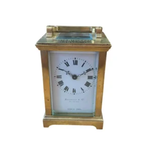Beautiful Antique Miniature French Carriage clock, ca1900, view 2