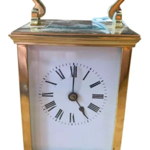 Classic Antique Edwardian inlaid Arched Mantel Clock C1910