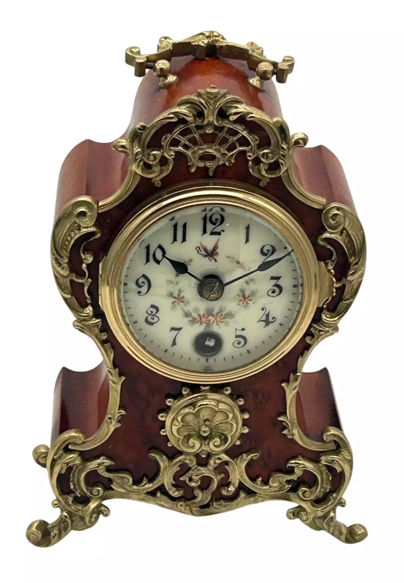 Fabulous & Rare Antique Lenskirch 8 day Mantle Clock, view 4