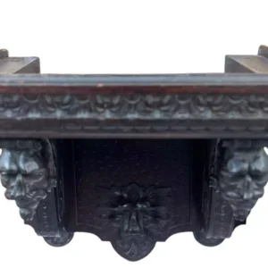 Outstanding Hand Carved oak English 8 bell dual chime Triple fusee bracket clock, view 2