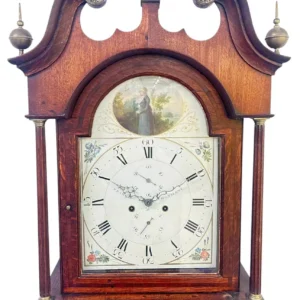 Fabulous Antique English “Huntsleat” Oak case Longcase clock - 8 day, 1820, view 2
