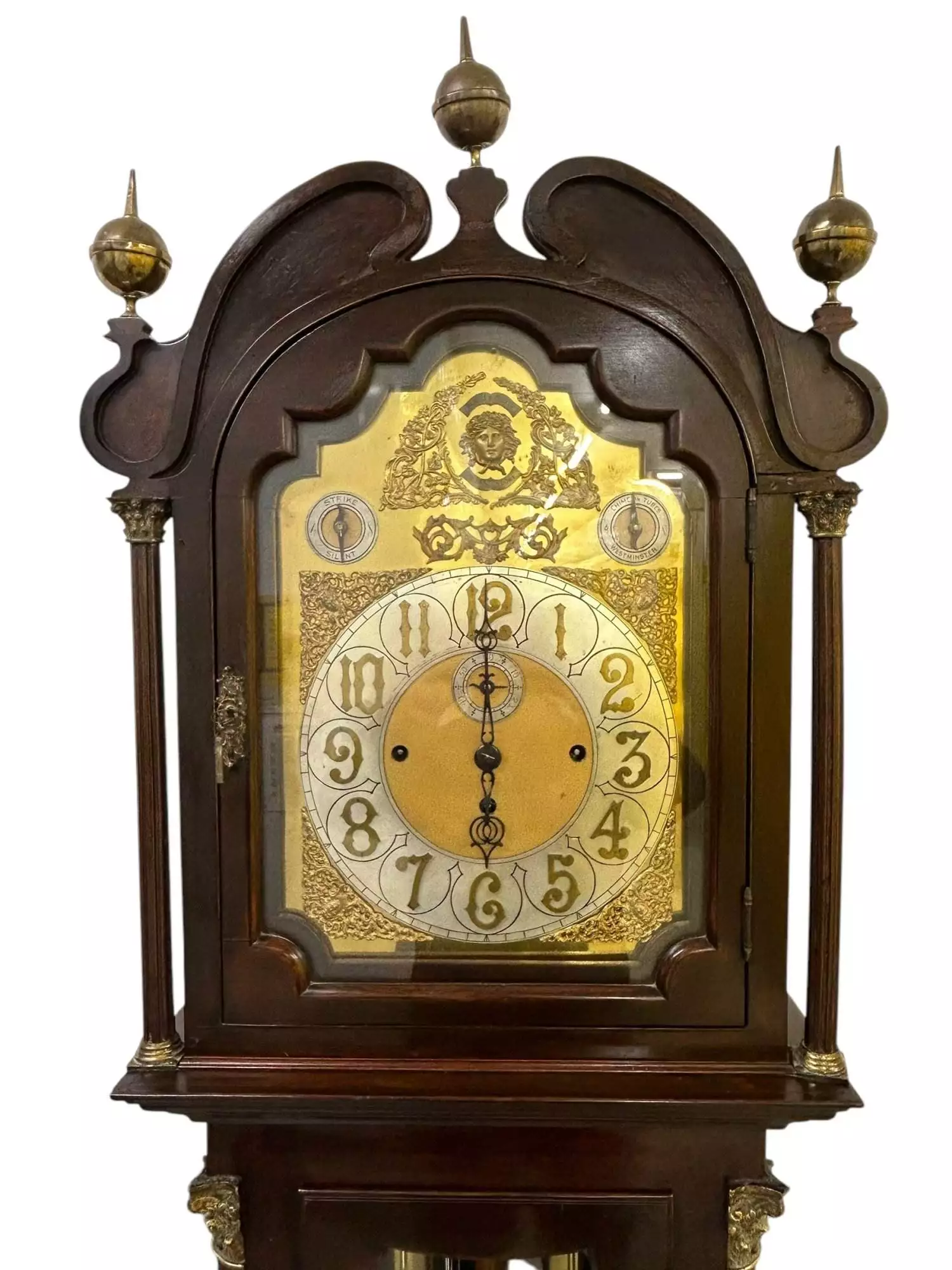 Exquisite Victorian musical Longcase Clock, ca1898