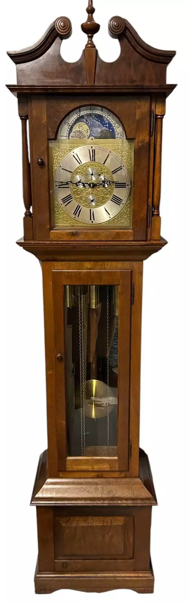 Wonderful Hermle Triple chime musical Longcase Clock, view 10