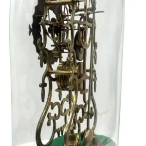 Fine Late-Victorian English 8-Day Fusee Skeleton Clock (Circa 1880), view 2