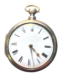 Pair Cased Verge Fusee