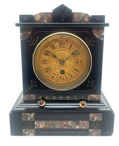 French Slate Mantel Clock