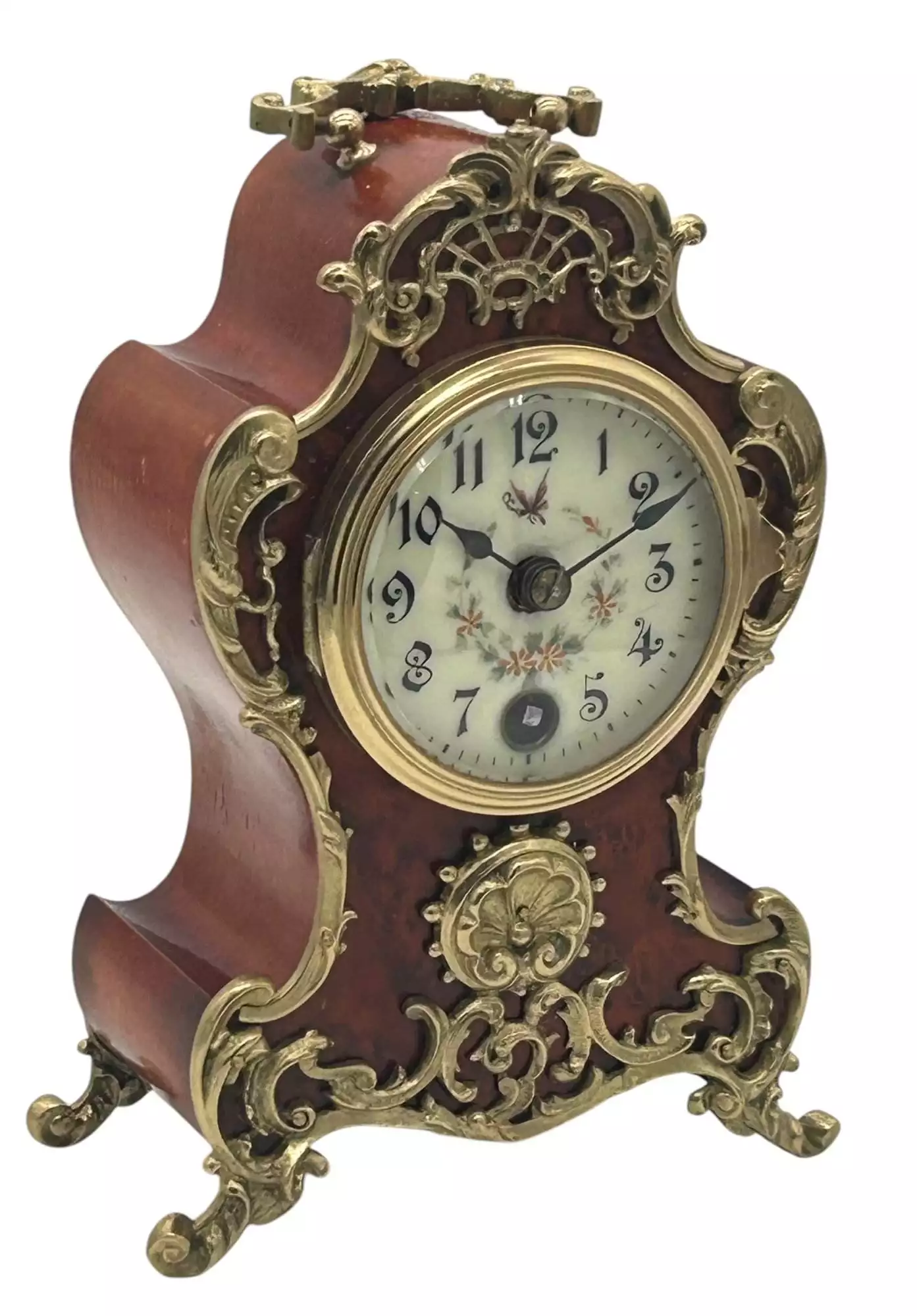 Fabulous & Rare Antique Lenskirch 8 day Mantle Clock, view 5