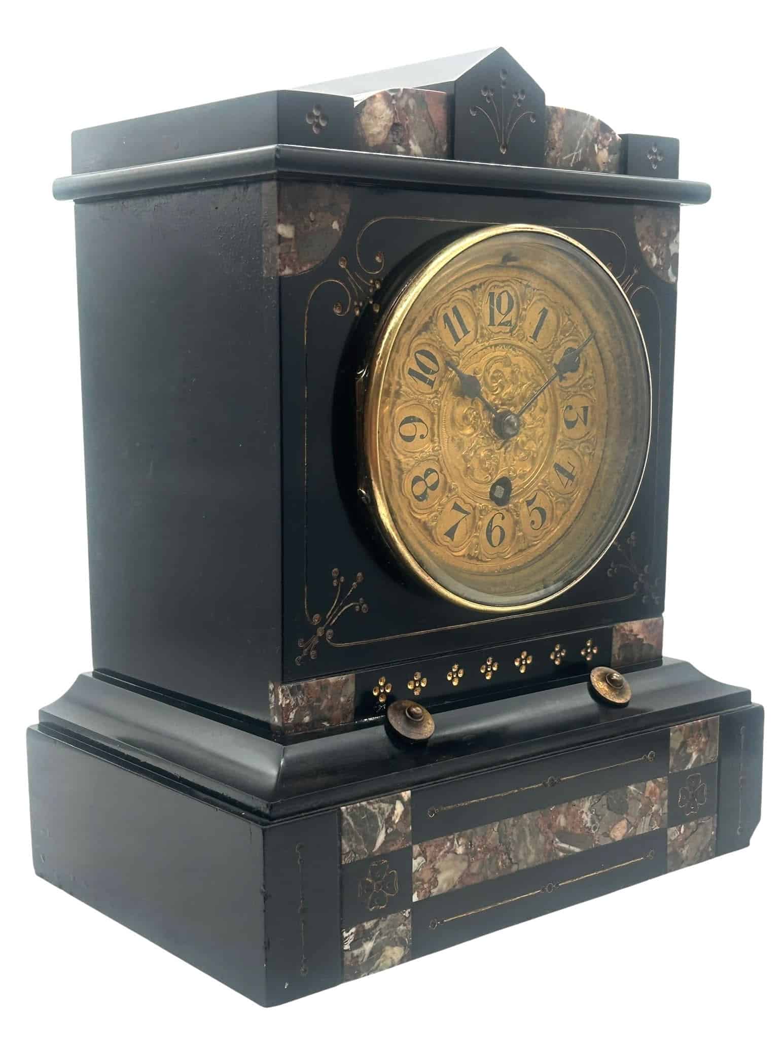 French Slate Mantel Clock