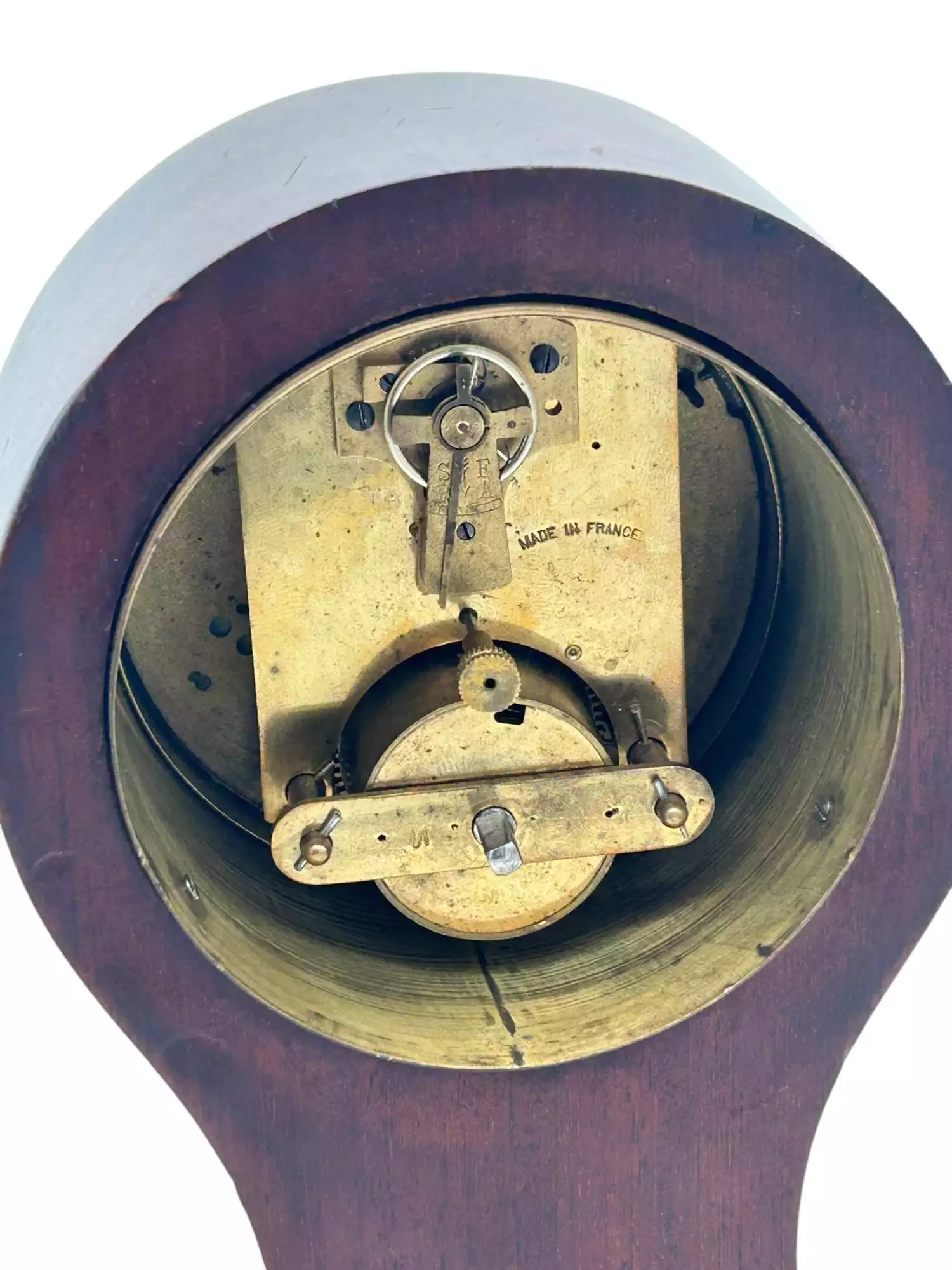 Lovely Edwardian Balloon Shape Mantel Clock, ca 1905, view 4