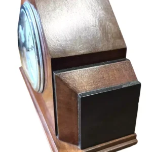 Stylish Art Deco Mantel Clock, 8 Day Clock, ca1940, view 2