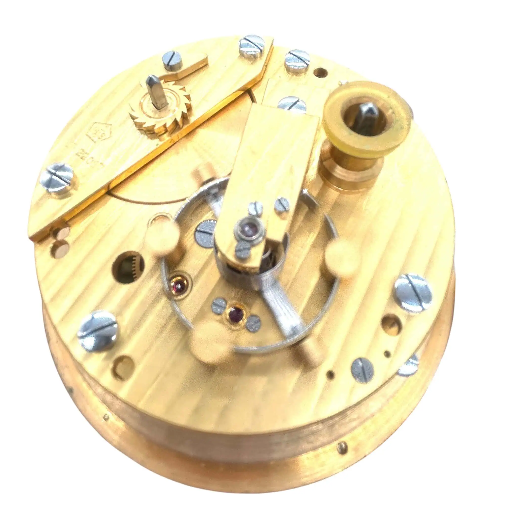 Beautiful Edwardian Art Nouveau Tulip shape Mantle Clock, ca1905, view 4