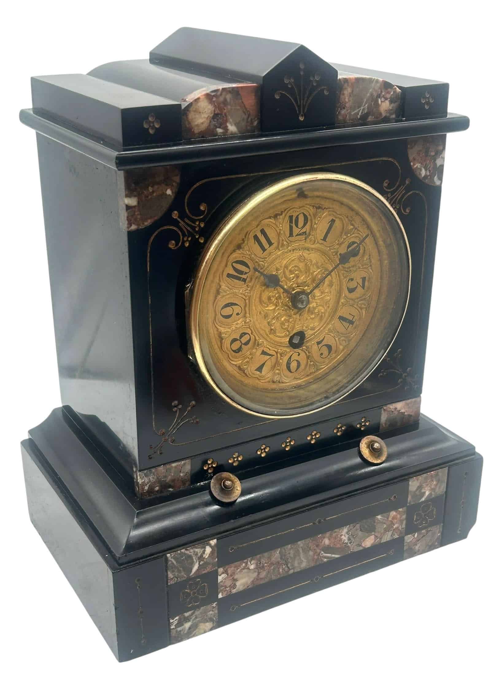 French Slate Mantel Clock