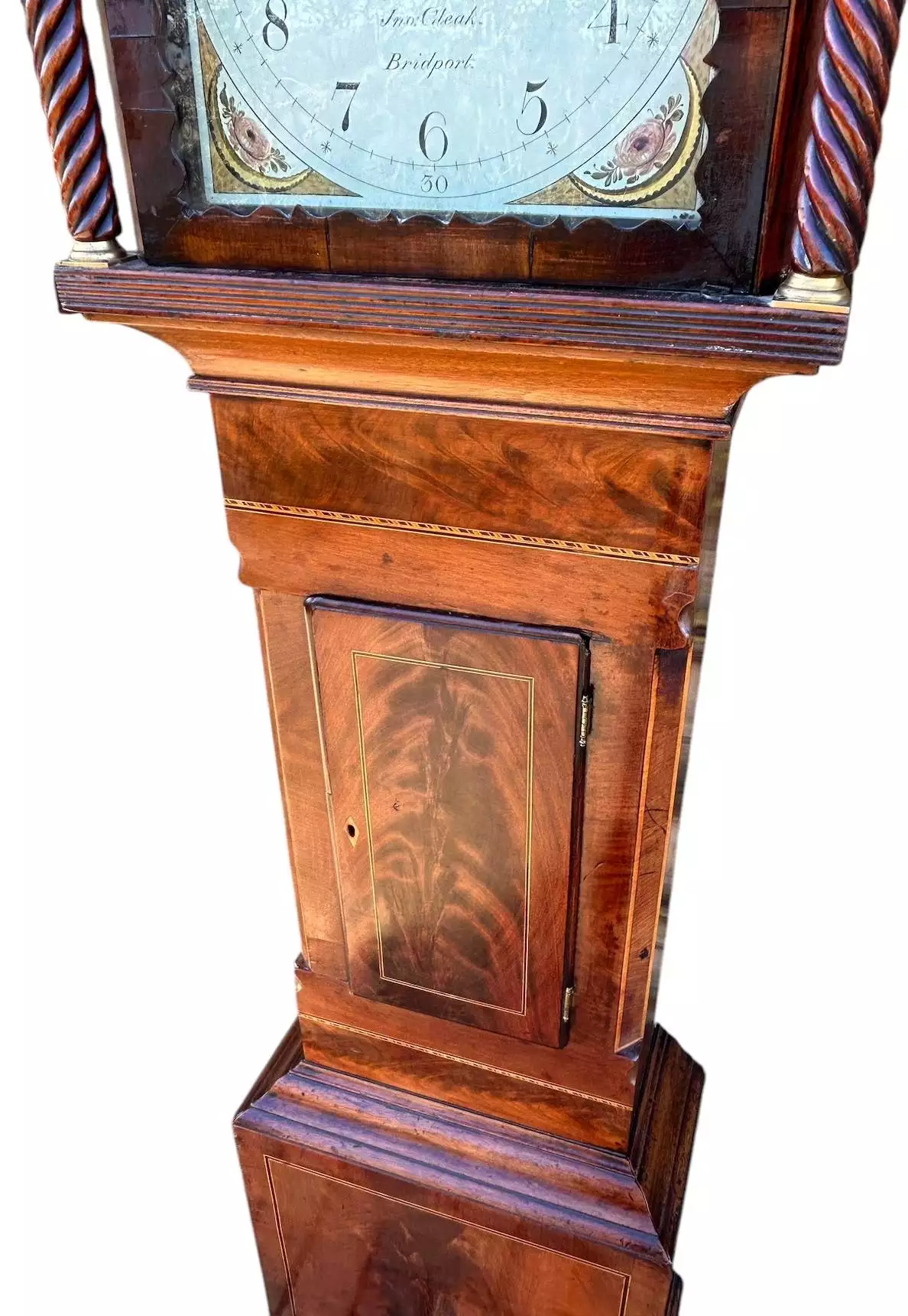 Wonderful second period Longcase Clock, ca1880, view 11