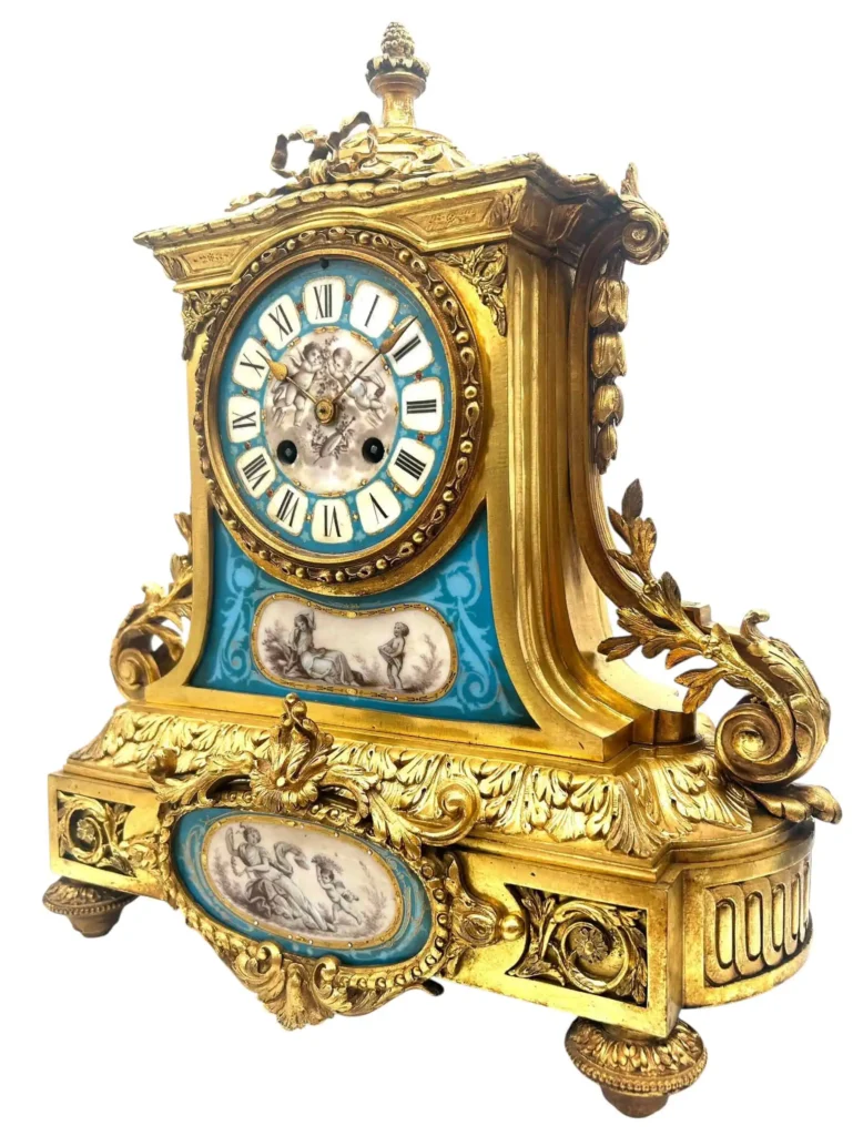 Antique clock at Vintage Clocks in Stonehouse