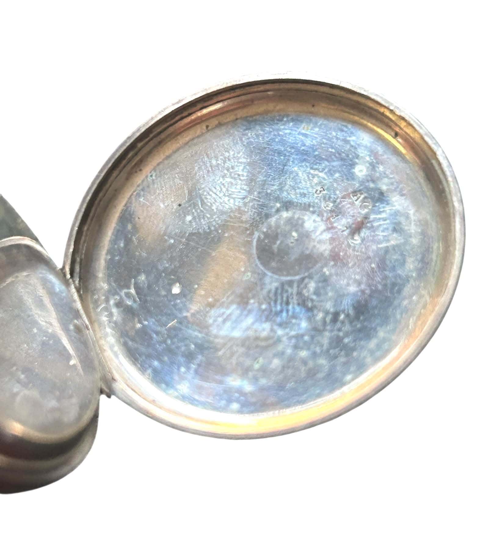 Geneve Solid Silver Open Face Pocket