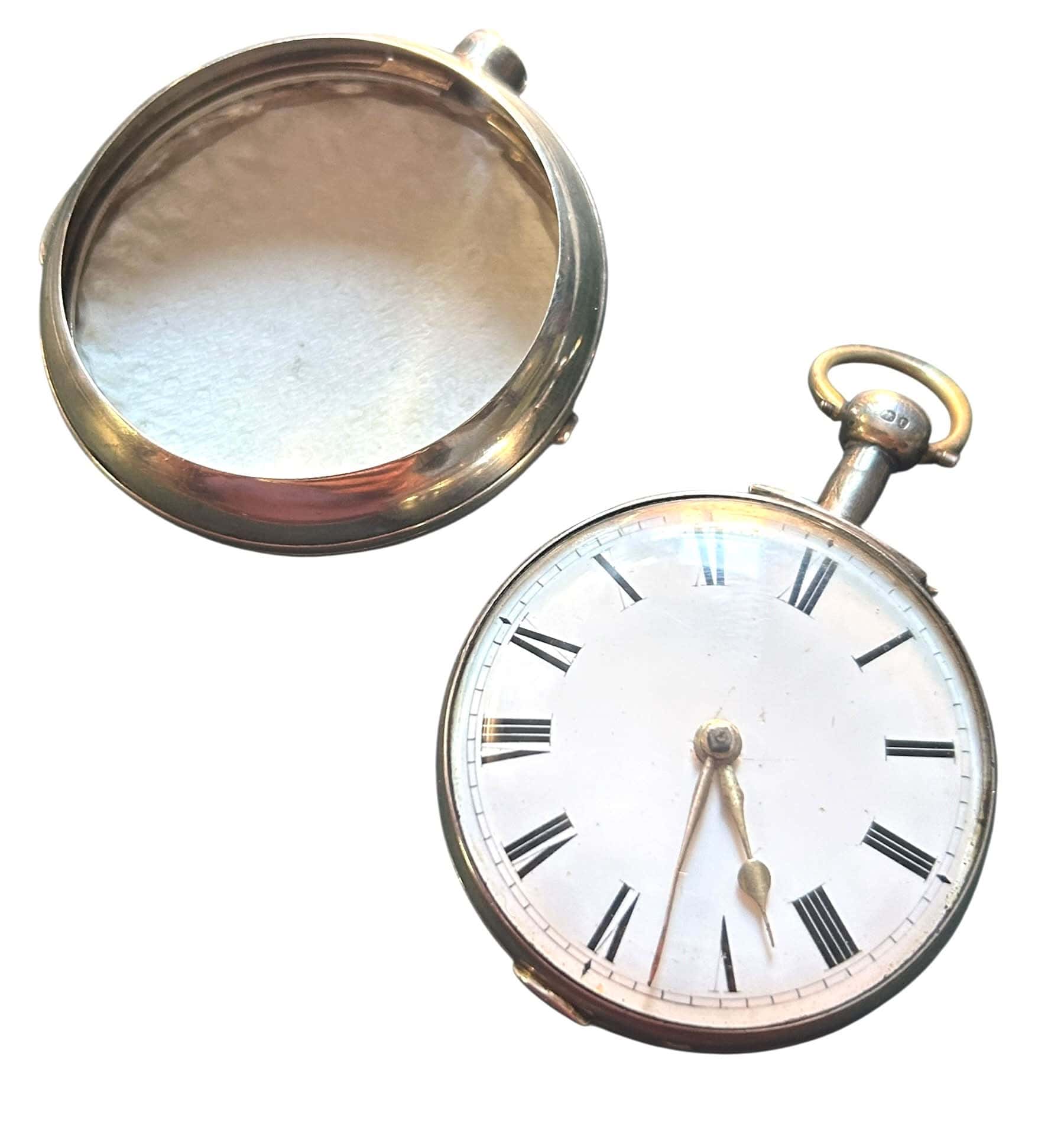 Pair Cased Verge Fusee
