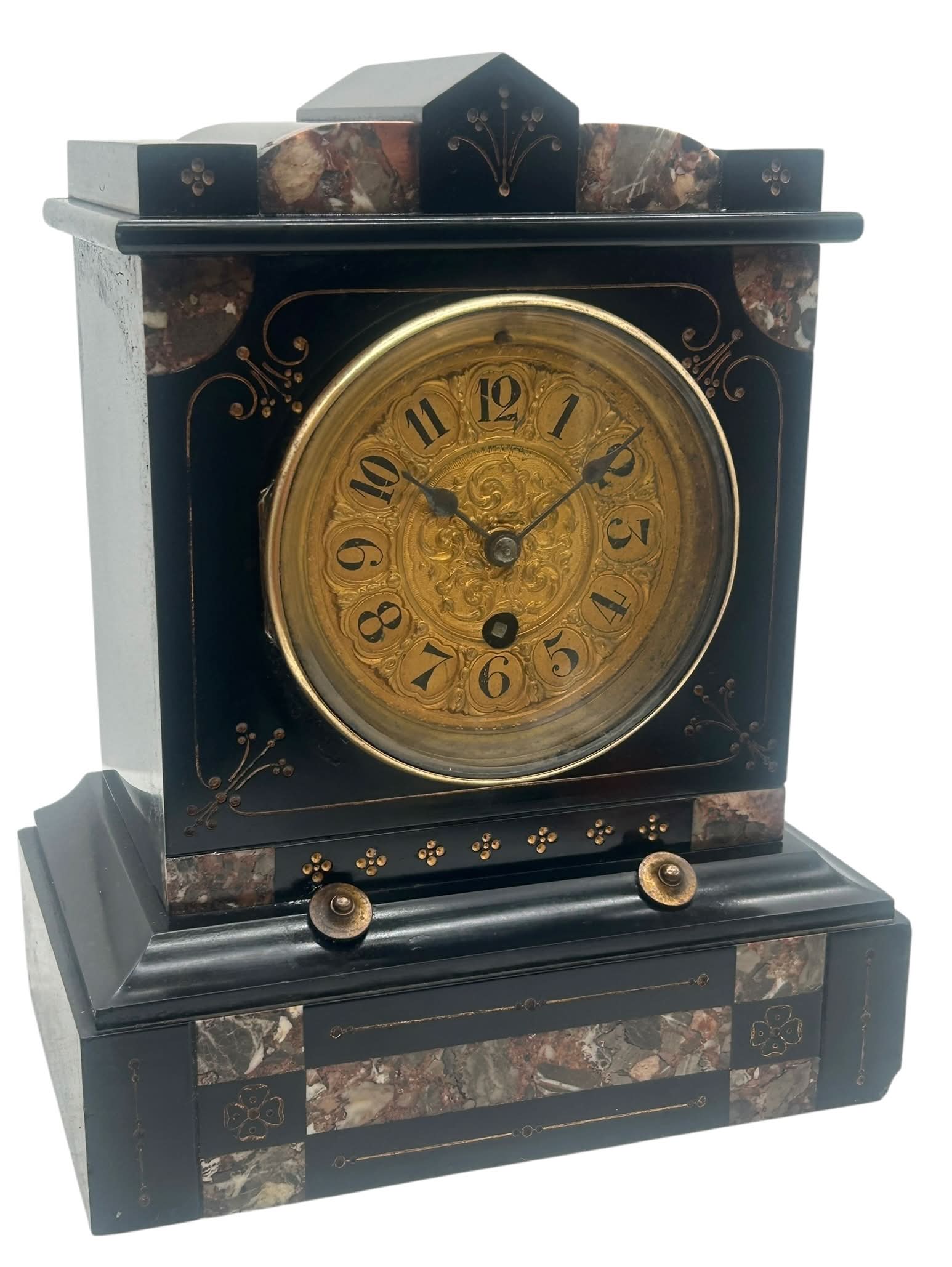 French Slate Mantel Clock