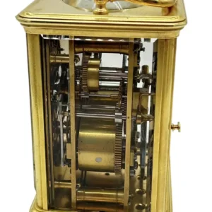 Incredible Antique French Gong striking Carriage Clock, 8-Day Carriage Clock C1880, view 2