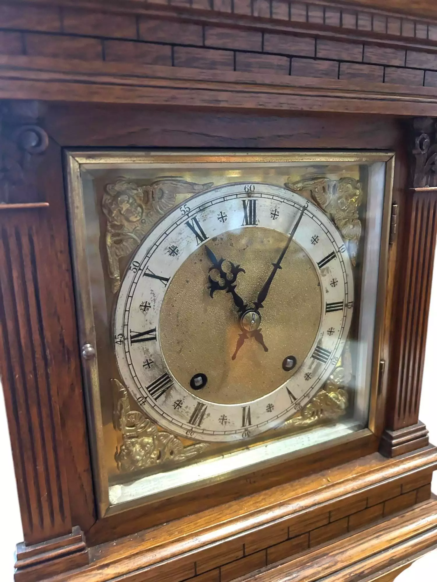 Fabulous Antique Architectural Musical 8-Day Bracket Clock, ca 1900, view 4