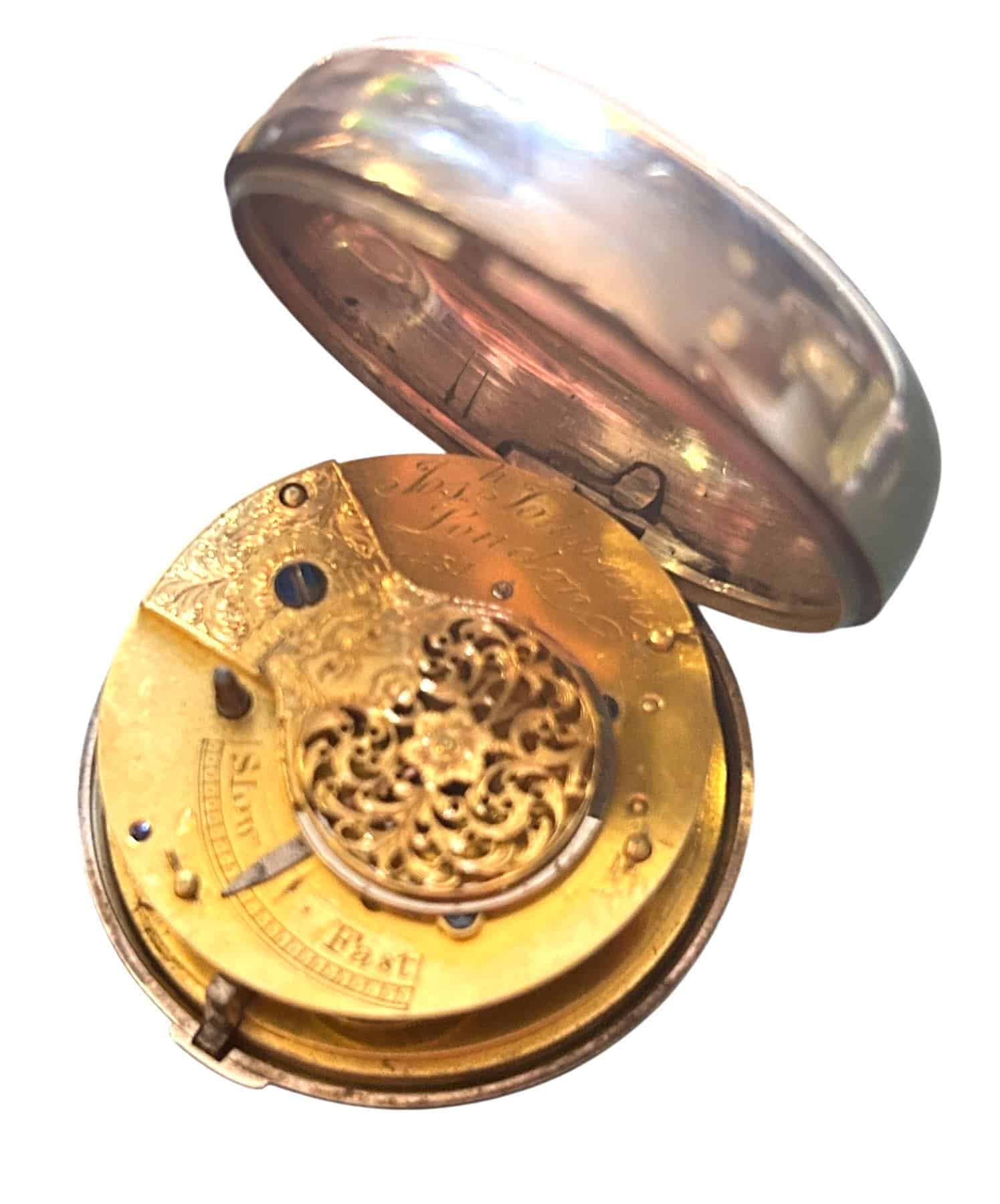 Pair Cased Verge Fusee