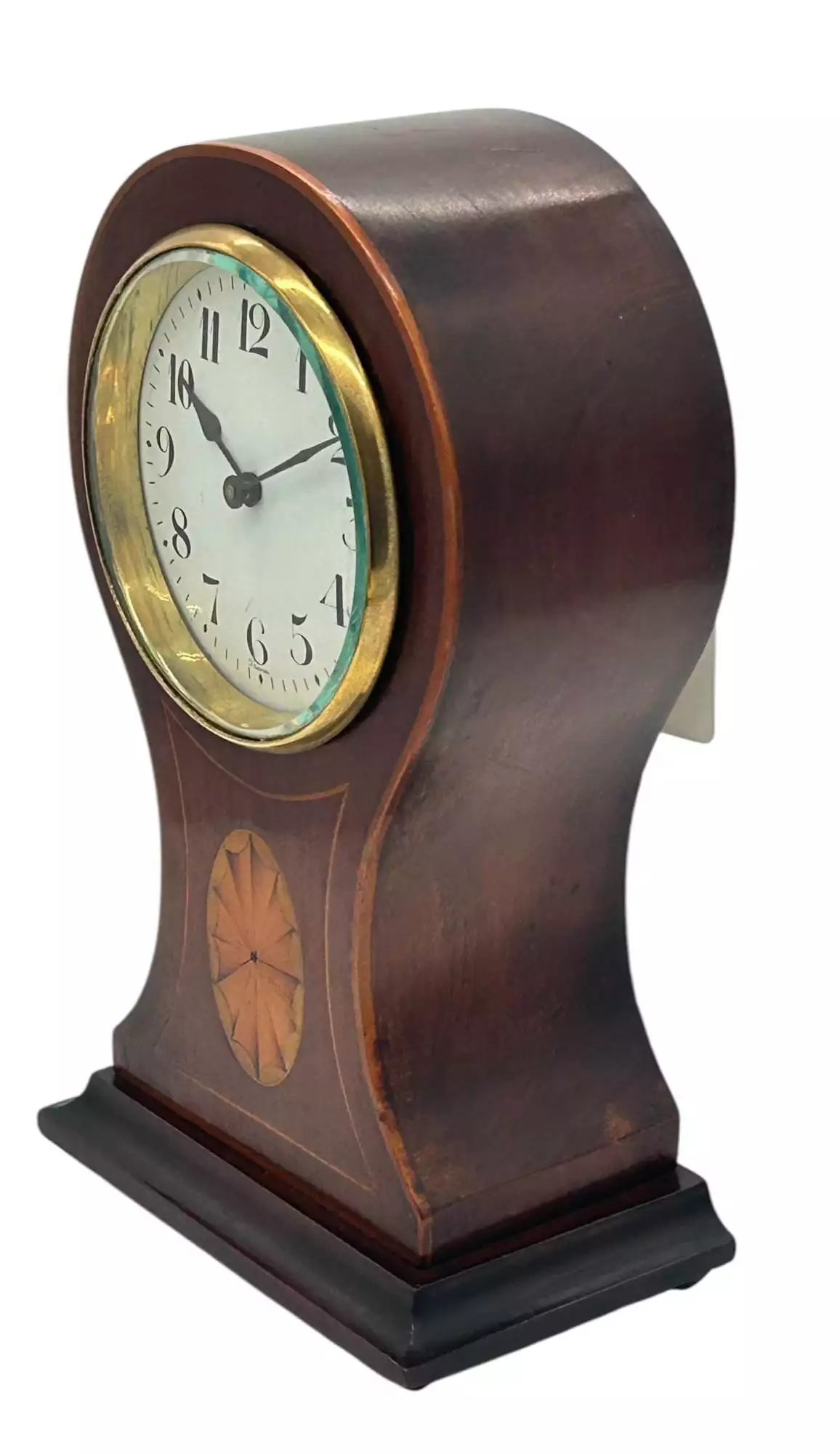 Lovely Edwardian Balloon Shape Mantel Clock, ca 1905, view 7