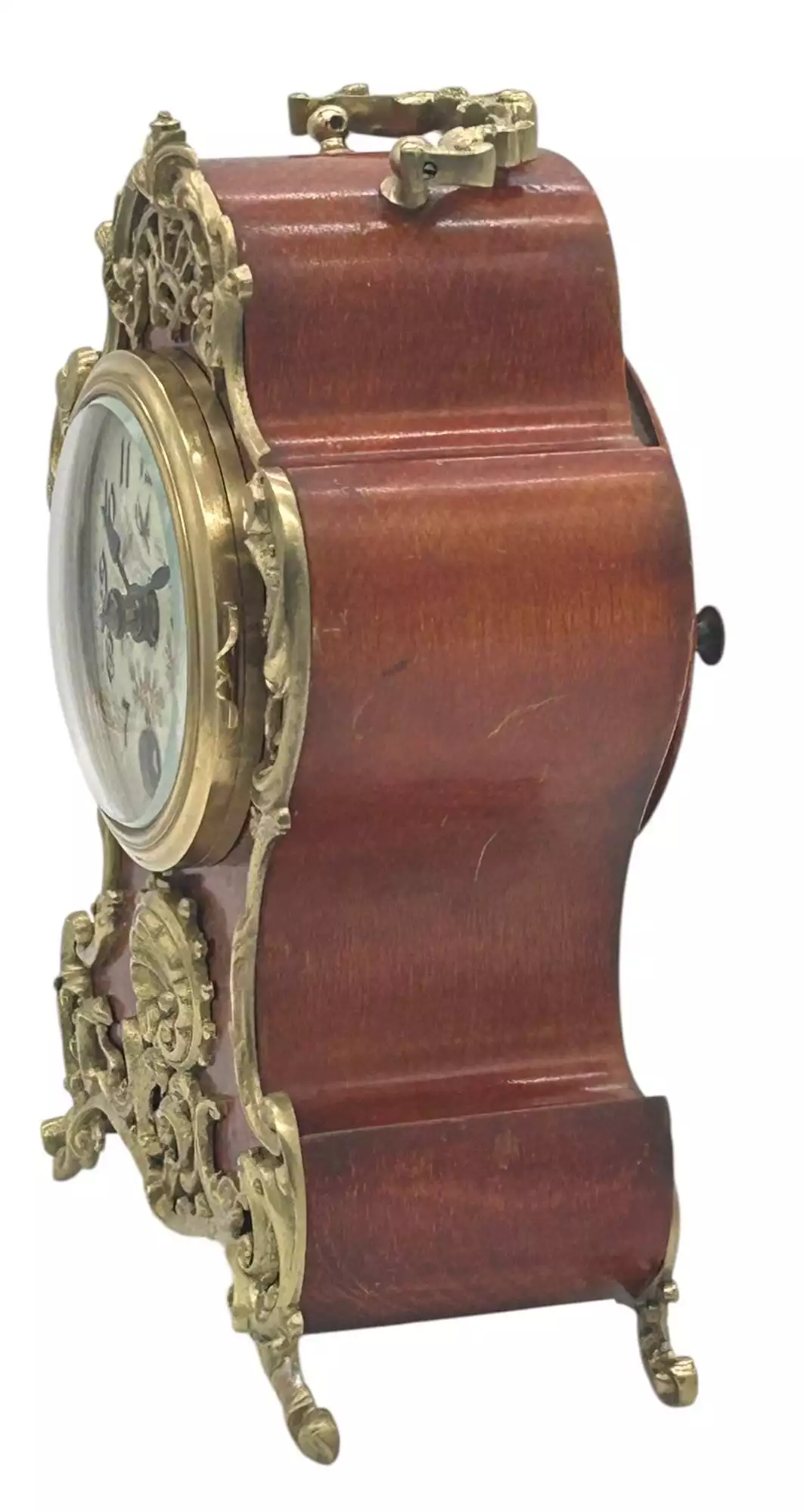 Fabulous & Rare Antique Lenskirch 8 day Mantle Clock, view 8