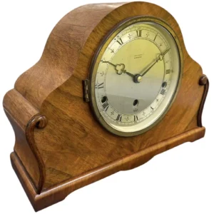 Wonderful Elliot Double Chime Walnut Mantel clock, view 2