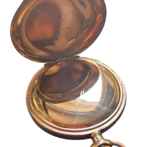 Exceptional French Ormolu Mantel Clock Embossed Floral Case Striking 8-Day Mantle Clock
