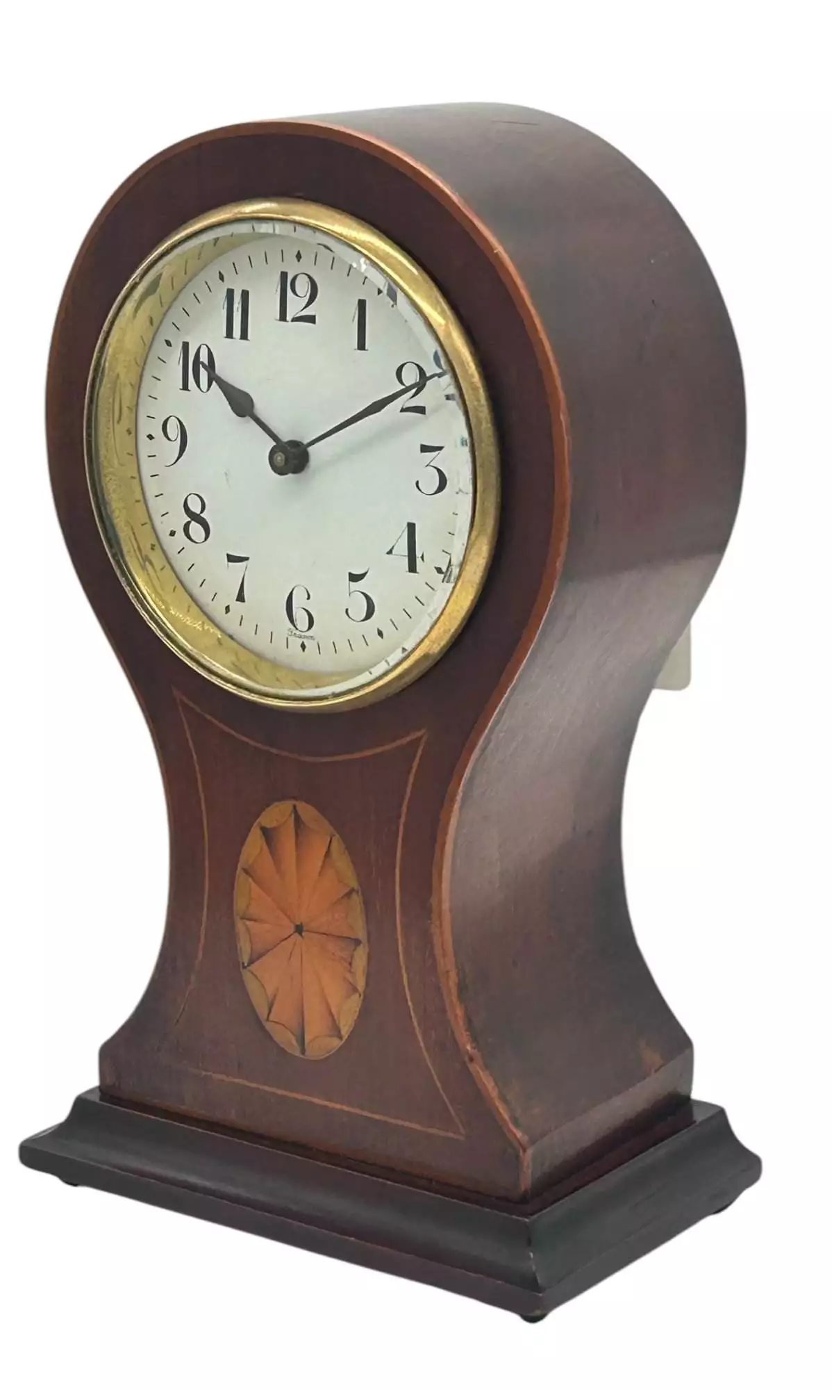 Lovely Edwardian Balloon Shape Mantel Clock, ca 1905, view 8
