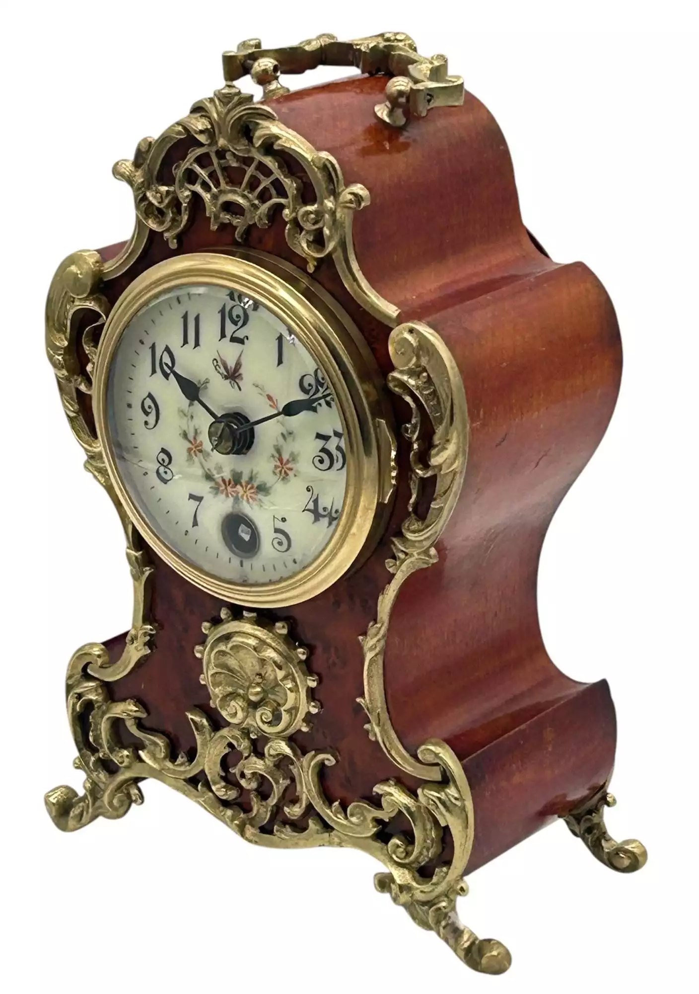 Fabulous & Rare Antique Lenskirch 8 day Mantle Clock, view 9