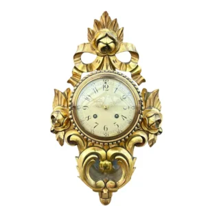 Stunning Swedish Cartel Gresso case Wall Clock, ca1930