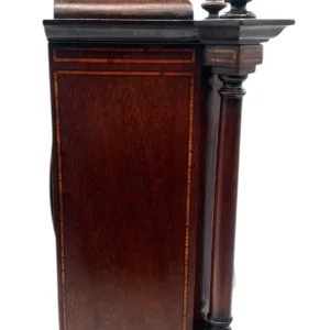 Edwardian Mahogany Mantel Clock, 8 Day Striking Clock, Pagoda Top C1900, view 2