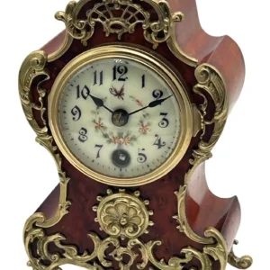 Fabulous & Rare Antique Lenskirch 8 day Mantle Clock, view 2