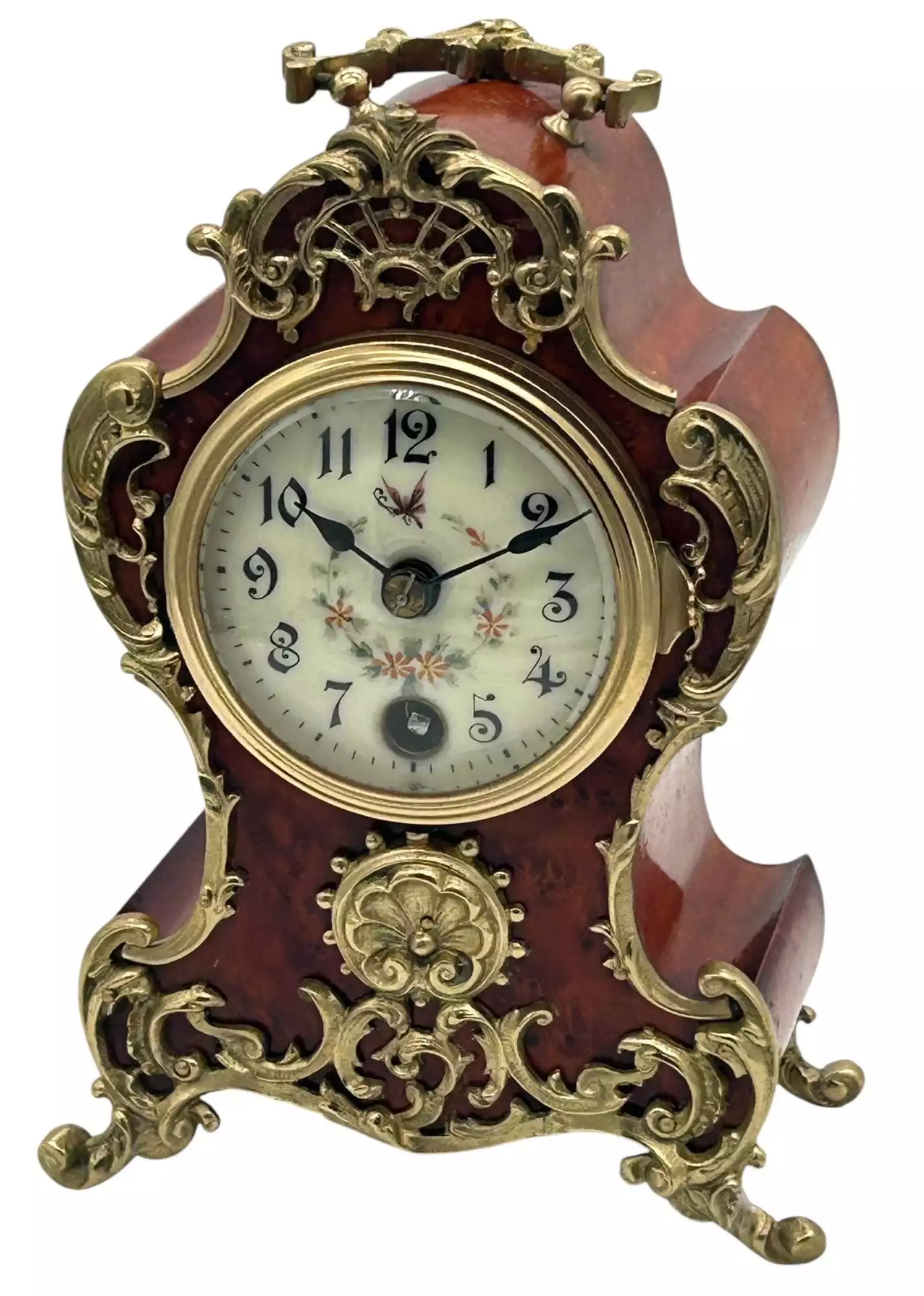 Fabulous & Rare Antique Lenskirch 8 day Mantle Clock, view 2